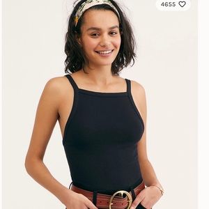 Free People Black Tank Top